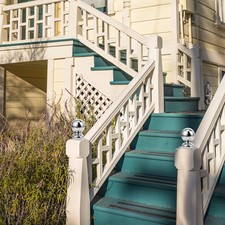 Post Cap Stair Handrail Ball Banister Finial Steel Finials for Handrails