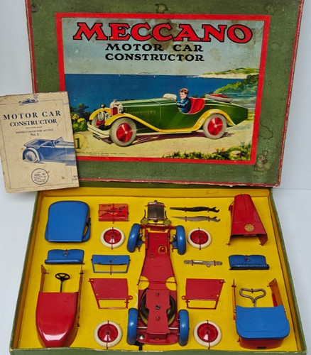 Meccano motor car constructor - car,