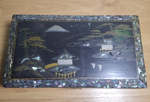 Japanese vintage black lacquer - japanese,