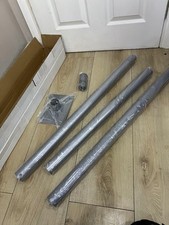 2.4m Sun Shade Pole & Base