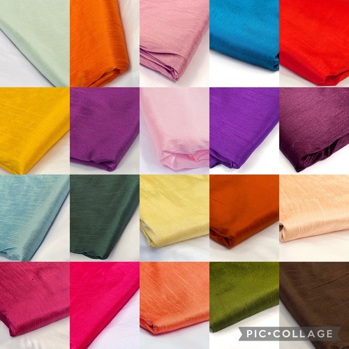 Plain faux dupion - plain,