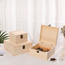 Wooden Plain Gift Boxes with