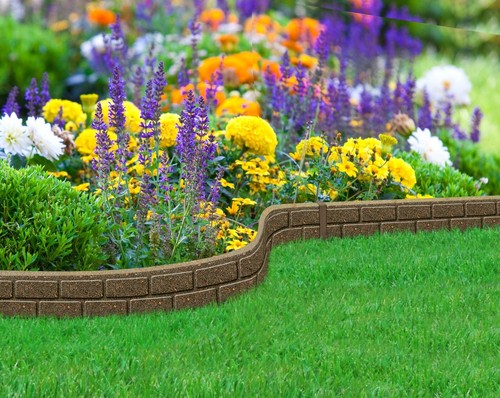 Garden lawn curve - garden, rubber