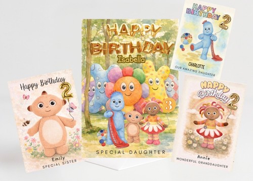 Personalised birthday card - birthday, in