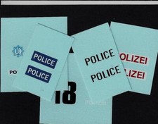 CORGI 373 VW 1200 POLICE TRANSFERS/DECALS