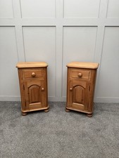 Pair Antique Style Solid Pine