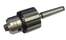 2MT 16MM KEY TYPE DRILL CHUCK WITH 2 MORSE TAPER 10MM DRAWBAR ARBOR RDGTOOLS