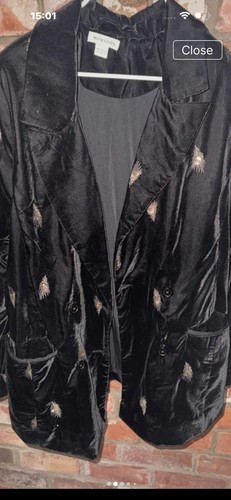 Beautiful black velvet - black,