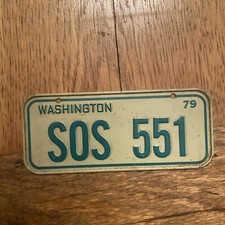 bike lic. plate washington