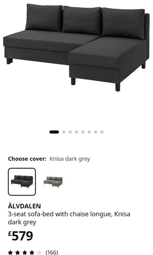 älvdalen3 seat sofa - sofa-bed, with