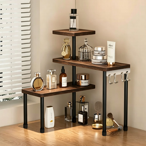 Tier corner shelf - shelf, unit