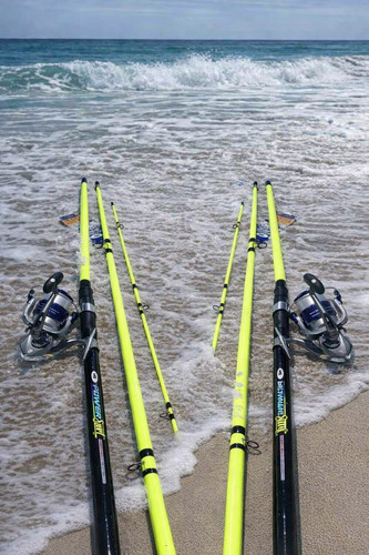 Power surf beachcaster rod - beachcaster,