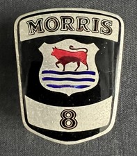 MORRIS 8 EIGHT VINTAGE ENAMEL
