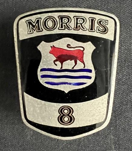Morris eight vintage enamel - eight,