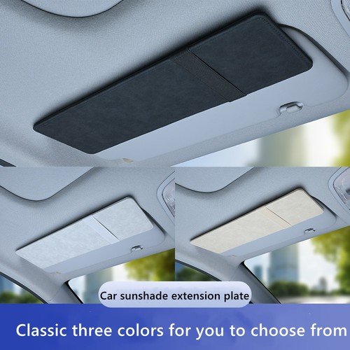 Car sun visor extender - car, clip