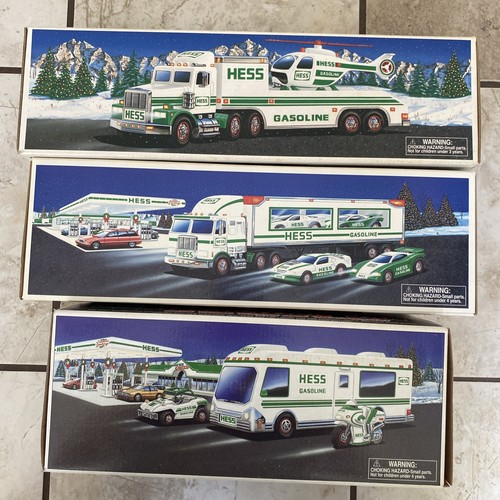 Vintage hess toy truck lot - hess,