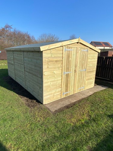 16x10 shed workshop heavy - shed,