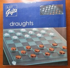 Glass Draughts Set 