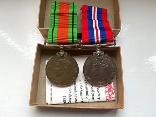 British wwii defence medal - defence,