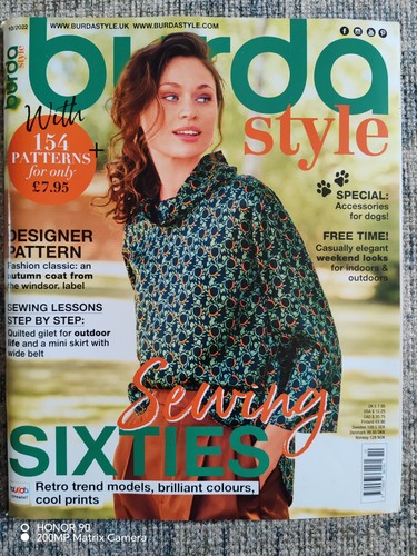 Burda style magazine 2022 - magazine, 10/2022