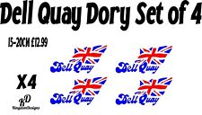 X4 Dell Quay Dory 15CM boat name decal/vinyl
