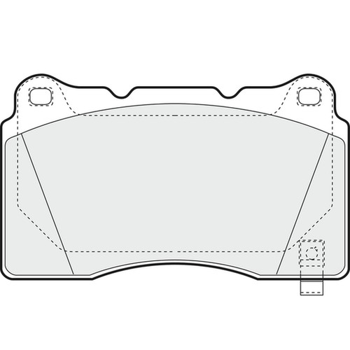 Brake pads set - pads, mitsubishi