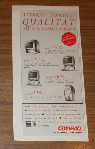 Rare advertising compaq - rare,
