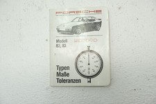 Type Dimensions Tolerances for