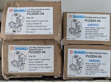 SHAKO 2/2 Way Solenoid Valves (PU220D-08 & PU220A-04) 240 VAC