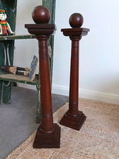 Pair Vintage Masonic Wooden