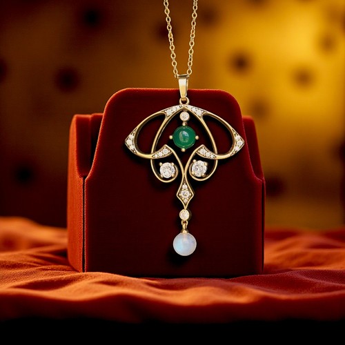 Vintage gold plated pendant - vintage,