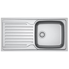 Franke Antea 1 Bowl Stainless Steel Inset Sink Reversible Drainer 1000mm x500mm
