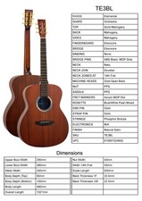 Guitar By Tanglewood, Model