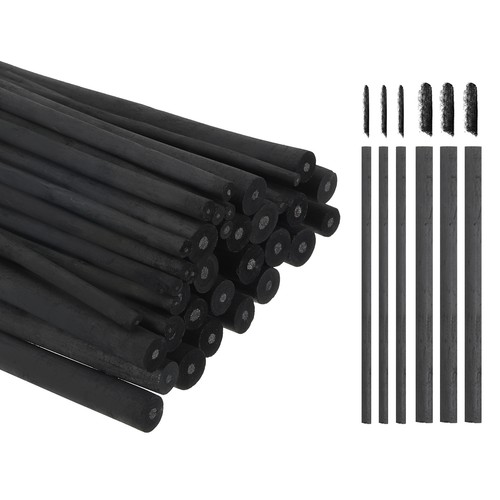 Willow charcoal sticks 4mm - sticks,, 2-4mm