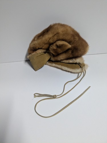 Mink light brown fur - light,