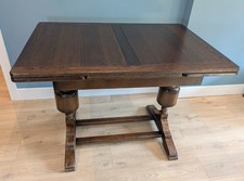 Oak style refectory table - oak,