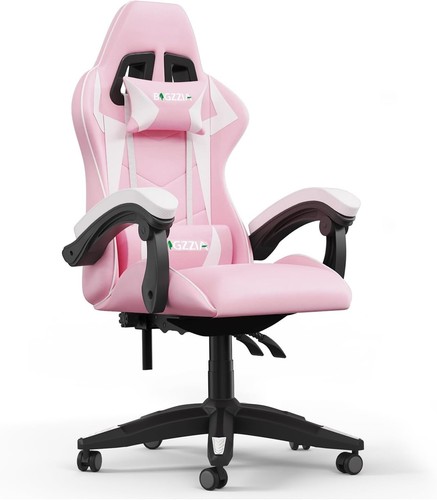 Swivel gaming chair faux - gaming,