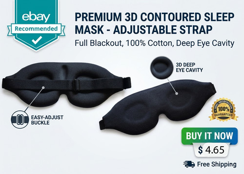 Sleeping eye mask blocking - mask,