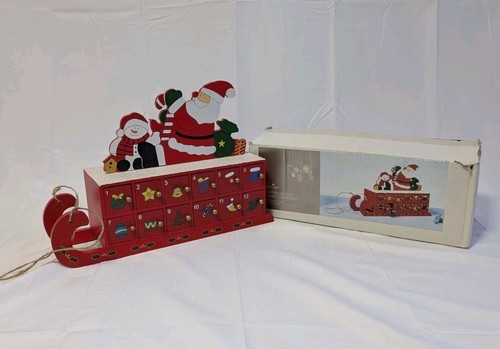 Vintage premier wooden santas - premier,