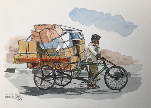 Pen wash watercolour - wash,