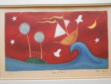 ADAM BARSBY ~ **WAVES of DESIRE** Signed Limited Edition Print.