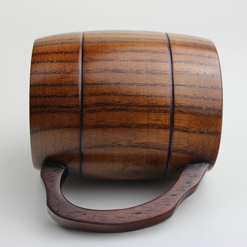 Wooden tankard beer stein - wooden,
