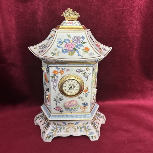 Franklin mint mantle clock - franklin,
