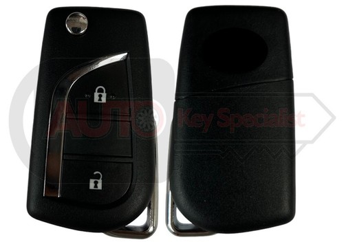 Button flip remote key fob - button,