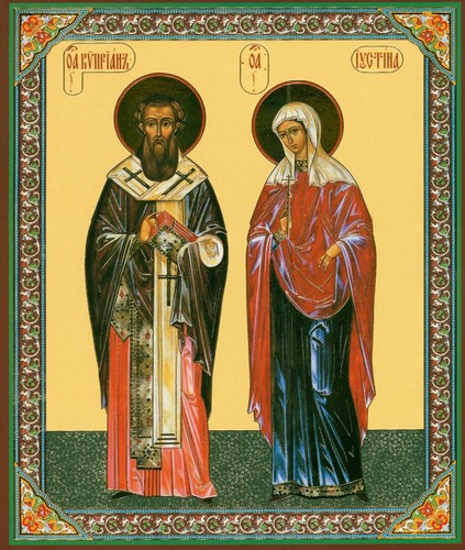 Saints cyprian and justina - saints,