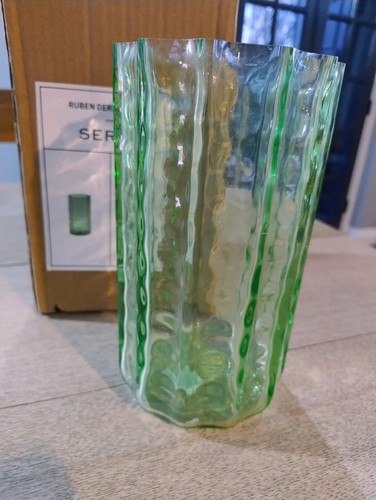 Serax wave glass vase green - wave,