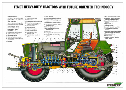 Fendt tractor favorit - favorit, 610