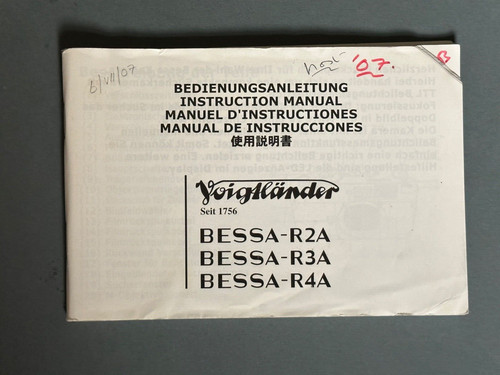 Voigtlander bessa r2a r3a - voigtlander, bessa-r2a