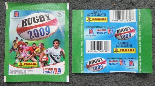 Panini rugby 2009 stickers - panini,