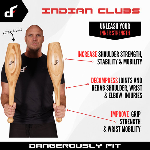 Indian clubs pair - -,